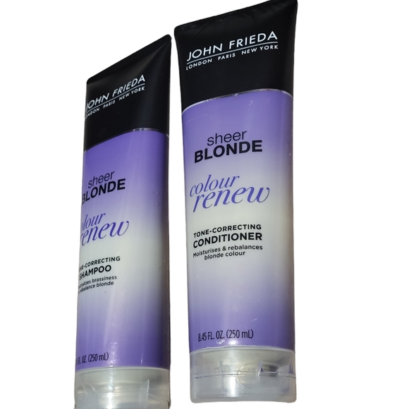 John Frieda Sheer Blond Color Renew Tone-Correcting Shampoo & Conditioner - New - Picture 5 of 7